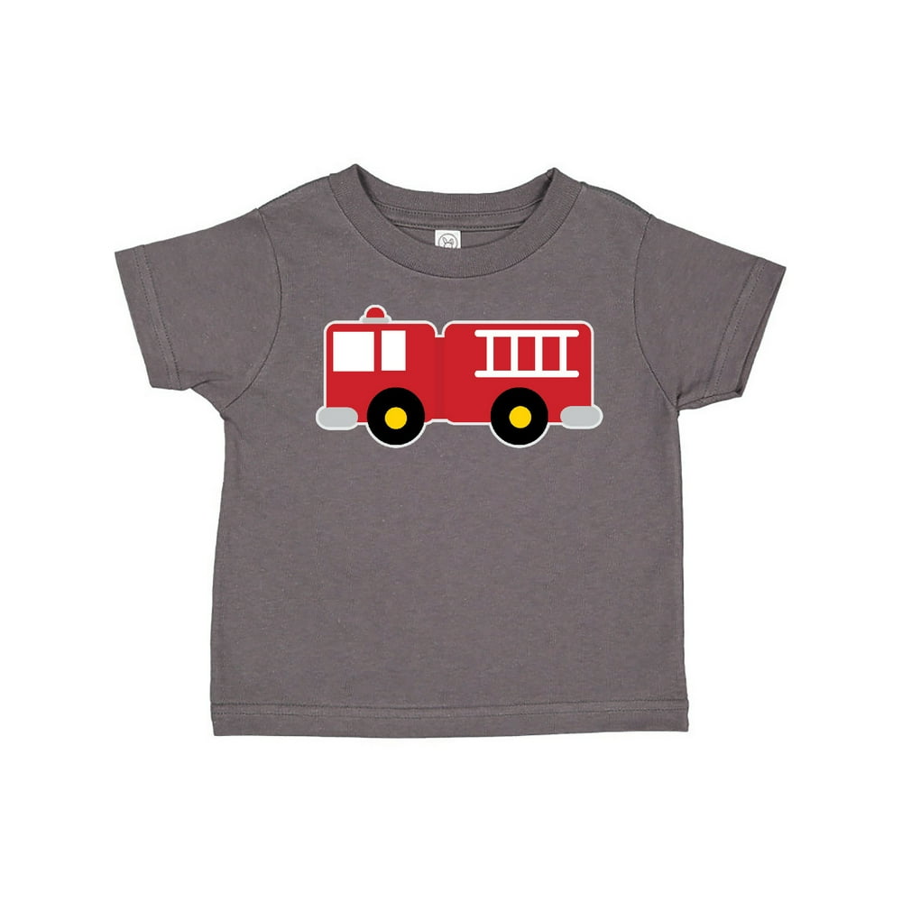 Inktastic Fire Truck Childs Fireman Toddler Short Sleeve TShirt Unisex