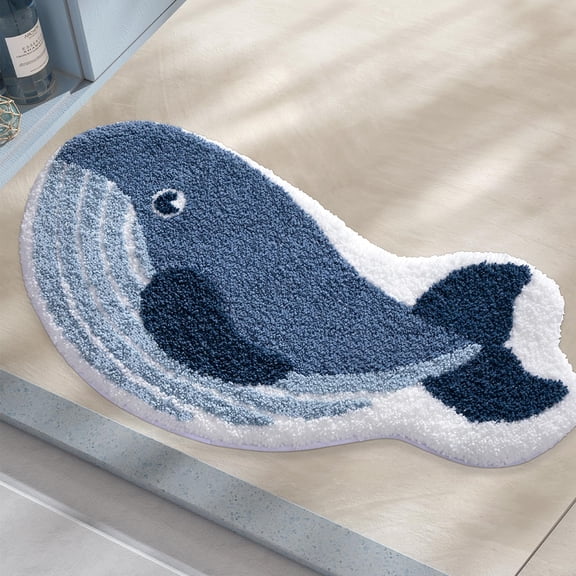 Ocean Animal Mat 20x35 Inch - Large Non Slip Soft Plush Area Rug for Kids Room Nursery, Cute Educational Carpet for Playroom Bedroom Decorative Floor Mat