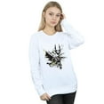 thumbnail image 2 of DC Comics Womens Batman Batface Splash Sweatshirt, 2 of 3