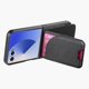 thumbnail image 3 of Compatible with Samsung Galaxy Z Flip7 5G Magnetic Protective Case Holder Denim Textured Leather Back Cover with Removable, 3 of 5
