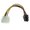 Yellow, variant on UrbanWave 4 Pin to 6 Pin - PCIE Video Card Power Converter Adapter