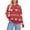 Red, variant on Women's Fashionable Round Neck Long Sleeved Heart-shaped Pullover Contrasting Color Pullover Sweater Top for Fall and Winter, Cute and Stylish, Ideal for Casual Wear,Beige,Size L