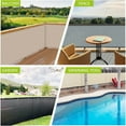 thumbnail image 4 of Protection de Balcon Écran de Confidentialité 90x300cm Gris 100 % Polyester (160g/m2) Protection UV Opaque_mg, 4 of 5
