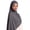 Dark Gray, variant on QASIEATN Cotton Hijab Women's Headscarf Quality 180 X 55 Cm Soft Breathable and Opaque Daily Wear Casual Accessories Silk Scarves for Women