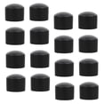 thumbnail image 4 of KALLORY 16Pcs Foosball End Caps Black Rubber Replacement Caps for Football Table Rods, 4 of 8