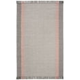 thumbnail image 2 of SAFAVIEH Montauk Sharlene Solid Striped Cotton Area Rug, Terracotta/Grey, 5' x 8', 2 of 7