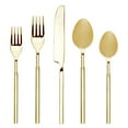 thumbnail image 2 of cubit-mirror-gold-18-10-stainless-steel-20-piece-flatware-set-service-for-4, 2 of 2