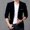 Black, variant on Oplxuo Men's Corduroy Blazers - Slim Fit One Button Vintage Work Wear Suit Jacket Casual Sports Coat