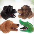 thumbnail image 4 of OUTOP Cute Wild Animal Hand Puppet Simulation Sea Animal Head Gloves Props For Shows Figure Toys For Children Gifts, 4 of 9