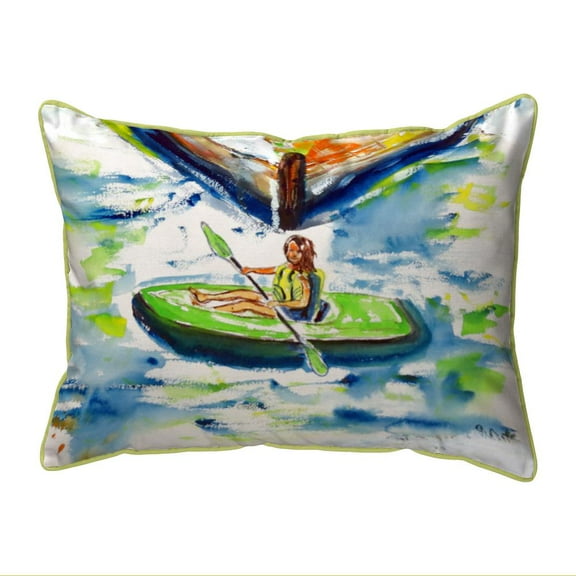 Betsy Drake Eva Large Indoor/ Outdoor Throw Pillow