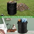thumbnail image 4 of Wakeman Outdoors 46-Gallon Pop Up Outdoor Trash Can for Camping, Black, 4 of 7
