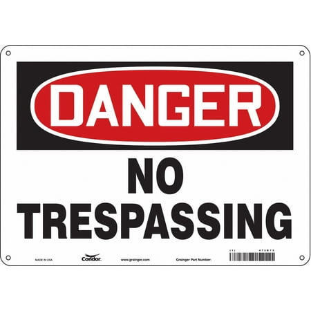 

Condor Safety Sign 10 inx14 in Aluminum 473K73 473K73 ZO-G5518970