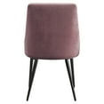 thumbnail image 4 of ACME Caspian Side Chair in Pink and Black (Set of 2), 4 of 6