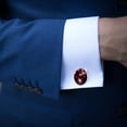 thumbnail image 4 of Valentine's Day Elegant Men's Stainless Steel Cufflinks Set for Formal Attire - for Business Meetings and Special Events, 4 of 6