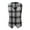 Black, variant on IROINNID Men's Sleeveless V-Neck Short Button Vest Plaid Comfy Lattice Pocket Single-breasted Slim Fit Vest Suit Business Waistcoat