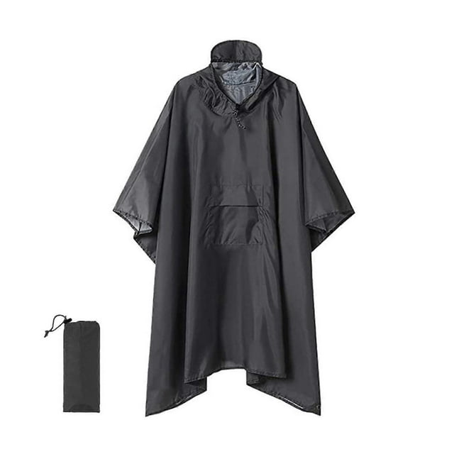 New Rain Poncho Multifunctional Raincoat Poncho Rain Poncho Adult Waterproof Reusable Rain Hooded Poncho