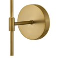 thumbnail image 3 of 83520FY Lark Blake - 14W 1 LED Wall Sconce In Classic-17 Inches Tall and 8 Inches Wide-French Gray/Lacquered Brass Finish, 3 of 19