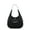 black, variant on Genuine leather crescent moon bucket women's bag 2025 spring and summer new niche design cowhide underarm shoulder bag