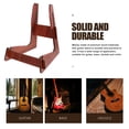thumbnail image 3 of Miangastore Stable Guitar Bracket Wood 1Pack For Ukulele Players Display, 3 of 9