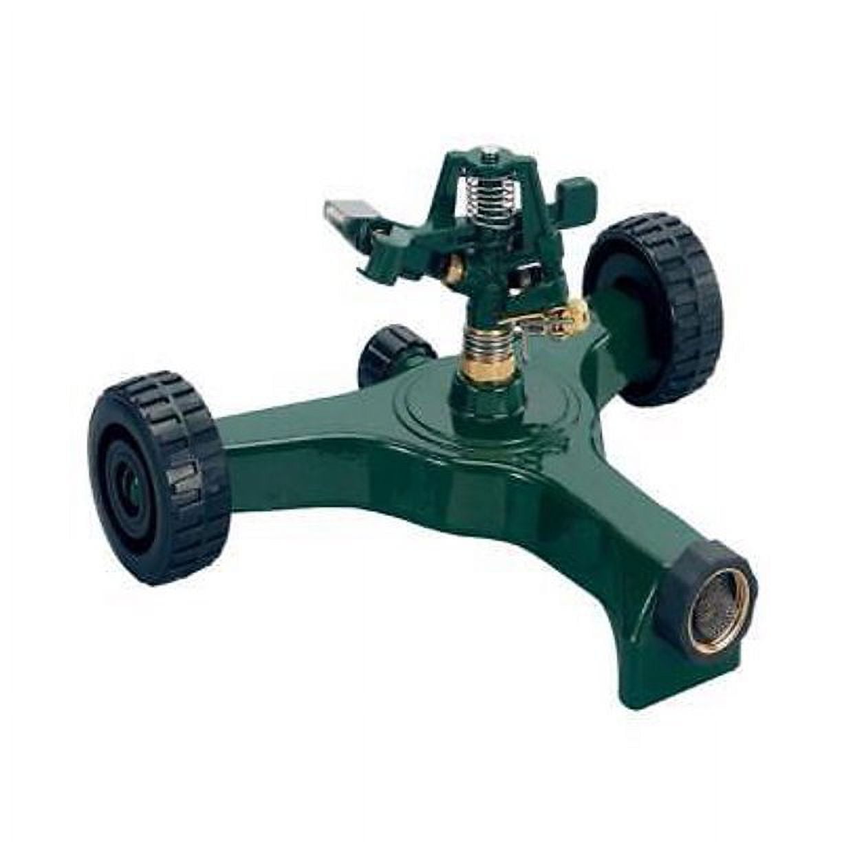 Orbit Impact Impulse Lawn Sprinkler on Aluminum Wheel Base - Waters Yard, 56186N