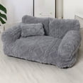thumbnail image 3 of Pet Bed Washable Cushion, Cozy Elevated Sofa for Cats Small Dogs, Soft Cotton Cover Removable, Non Slip Base Indoor Living Room Bedroom Balcony Use, 3 of 6