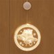 thumbnail image 1 of Guirnalda de luces LED navideñas con pilas, campana y ciervo, 1 of 5