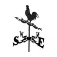 thumbnail image 1 of LOVIVER Vintage Metal Rooster Weather Vane - Set of 2 for Wind Direction Indication 2 Pcs, 1 of 8