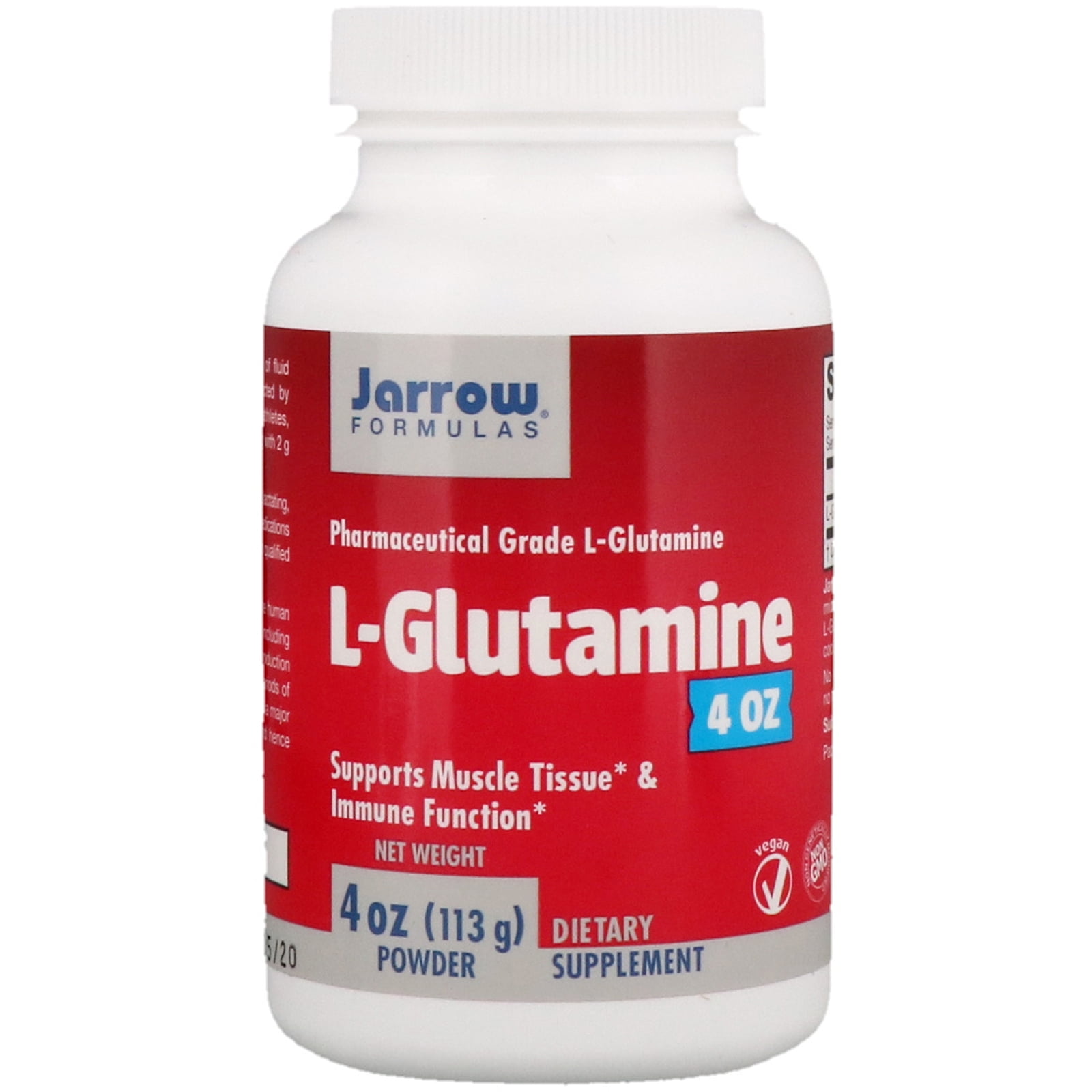 Jarrow Formulas LGlutamine, Supports Muscle Tissue & Immune Function