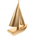 thumbnail image 4 of Golden Resin Sailboat Decor for Home Office Desktop Interior Decoration 6.3x4.7 Inches, 4 of 4