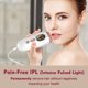 thumbnail image 2 of Depilación Ipl permanente, compatible con mujeres, máquina de removedor de cabello sin dolor para hombres en casa, axilas, brazos de piernas, línea de bikini facial, 999.999 Unlimite Afortunado Sencillez, 2 of 5