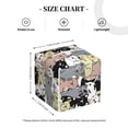 thumbnail image 2 of Tissue Box Cover, Classic Cute Cartoon Cat_A Leather Tissue Box Holder - Tissue Case Facial Paper Organizer for Bathroom, Vanity Countertop, Tabletop, Car, Night Stands, 2 of 7