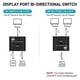 thumbnail image 4 of 8K DisplayPort Switch 2 in 1 Out/ 1 in 2 Out Display Port DP Switch Supports 8K30Hz 4K120Hz for PC Monitor Laptop Etc, 4 of 5