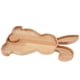 thumbnail image 5 of Bandejas para servir con forma de conejo de granja Bandejas de madera para embutidos con forma de conejo para Pascua o primavera, 5 of 8