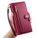 thumbnail image 4 of Funda de cartera GANGXUN para Google Pixel 9A - Diseño de cuero premium, 9 ranuras para tarjetas, 4 of 6
