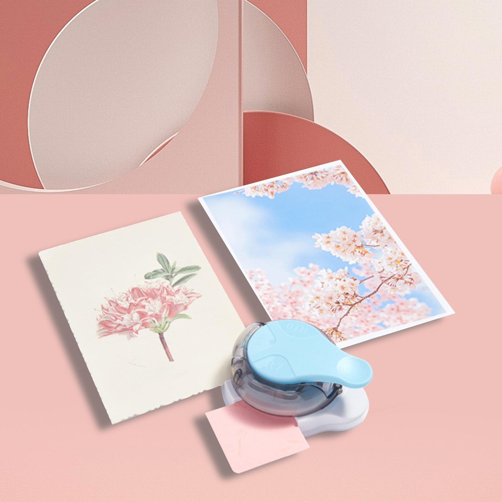Milageto 2 Piece Corner Rounder Punch Cutter Photo Card Making Gift Tags Hole Puncher