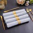 thumbnail image 3 of 30 Pack Ivory Satin Napkins 17 x 17 Inch, Square Soft Table Dinner Napkins for Weddings Banquets Parties, 3 of 7
