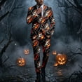 thumbnail image 2 of Men's Halloween Three Piece Suit - Vintage Gentleman Set with Jacket Pants Tie for Party Attire, 2 of 6