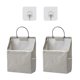 thumbnail image 1 of Laklulu 2 uds bolsa colgante de almacenamiento para cabecera de dormitorio, bolsa de almacenamiento para cesta colgante con acabado de cama, 1 of 5