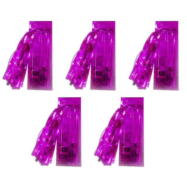 Decodeary Célébrations Inoubliables avec Pompons en Papier Compact et Léger Rose Rouge, Type29 14 Pouces