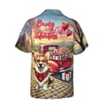 thumbnail image 2 of Be My Valentine's Corgi Truck Full of Love Flower Balloon Hawaiian Shirt Breathable Summer Unisex Merch Welsh Corgi Dog Lover Gifts Idea - 02029, 2 of 6