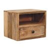 thumbnail image 5 of Artisan Furniture Solid Wood Solis 1-Drawer Oak-ish Wall Mounted Nightstand with 1- drawer, 5 of 11