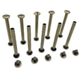 thumbnail image 4 of de tornillo de Chicago de plata 10X Accesorios de encuadernación Botón de remache de uñas para decoración de cuero DIY Libro de documentos Álbu 10x50mm SOLEDAD Postes Tornillos de fijación Remaches, 4 of 8