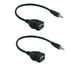 thumbnail image 1 of 2 Piezas de Enchufe AUX de 3,5 Mm a Cable Adaptador USB para Puerto AUX de Coche, 1 of 9