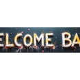 thumbnail image 4 of 3D Style Welcome Back Banner Party Background Decorations for Reunion Events Celebration Photo Shoots Festival Openings, 4 of 4