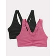 thumbnail image 3 of Hanes Women's Bralette 2-Pack X-Temp ComfortFlex Fit Cooling Comfort Light Support X-Temp MHH570, 3 of 6