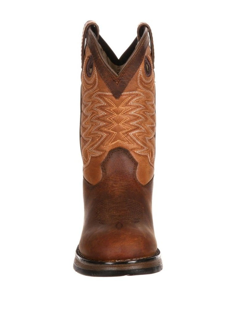 Durango Kids Boys Raindrop Western Lil Durango Leather Boots DWBT058 NIB Size