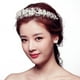 thumbnail image 1 of KAKOWELY Diadema tipo tiara para novia, con cristales, diamantes de imitación y perlas, para mujer, 1 of 4
