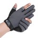 thumbnail image 4 of 1 par de guantes de ciclismo 2 dedos cortados Guantes de pesca de invierno Hombres Mujeres Ropa de pesca, 4 of 7