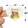thumbnail image 4 of The Wizard of Oz Yellow Brick Road Heart Shaped Planner Calendar Scrapbook Craft Stickers, 4 of 6