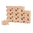 thumbnail image 1 of 16 Pieces Wooden Stacking Blocks Wooden Set for Toddlers Birthday, 1 of 8